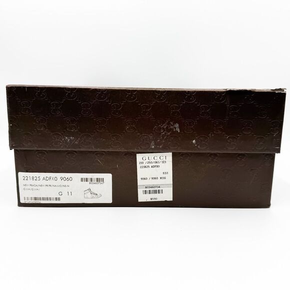 Gucci Web Stripe Coda High Top White Leather Sneakers US Men’s 11.5 - Picture 15 of 15